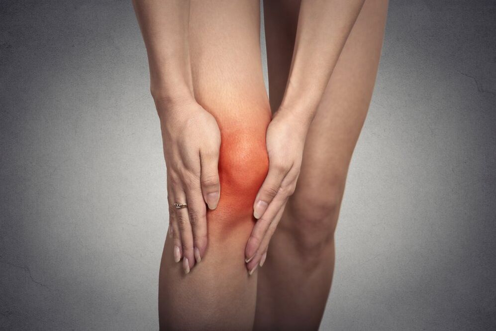 knee pain with arthrosis